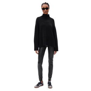 GAP Womens Xsmall Turtleneck Slit Hem Pullover Sweater